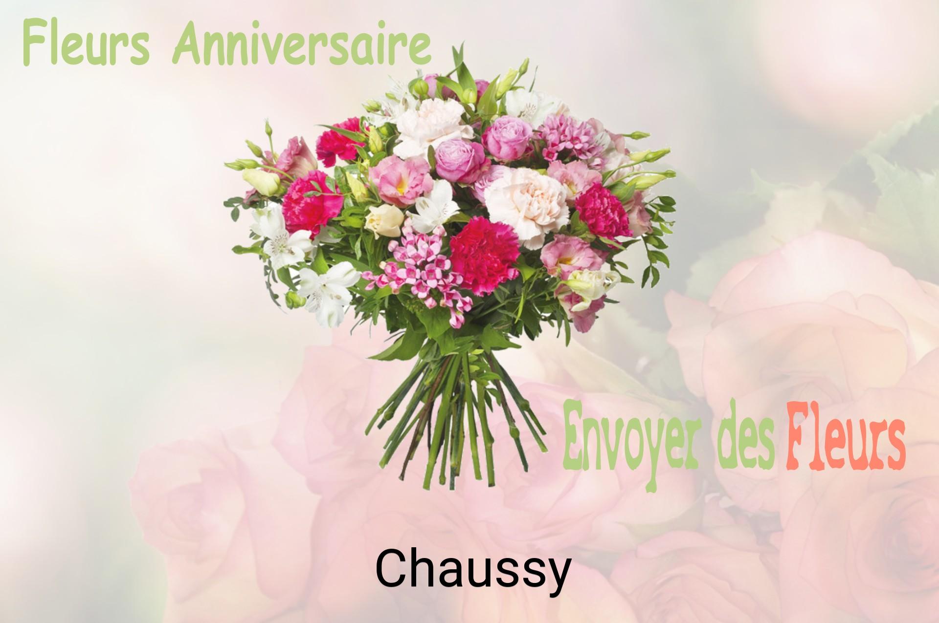 Bouquet de fleurs d’anniversaire livré à Chaussy